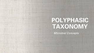 Polyphasic taxonomy  Theory  Taxonomy  Microbiology Biotechnology [upl. by Ynneg]