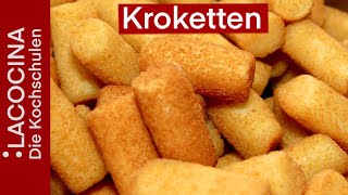 Knusprig fluffige Kroketten  schnell selber gemacht  Rezept  La Cocina [upl. by Duwalt]