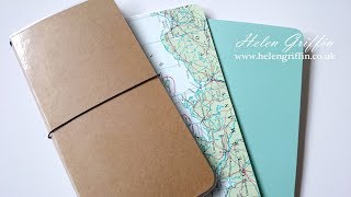 AtlasMap Covers For Travelers NotebookJournal [upl. by Hanoy]