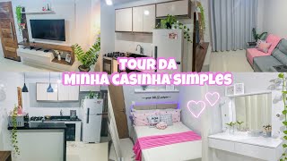 🏡 TOUR PELA MINHA CASA 😍 SIMPLES E HUMILDE 💕 CASA PEQUENA DE 3 CÔMODOS  Minha Casa Minha VIda [upl. by Colwen]