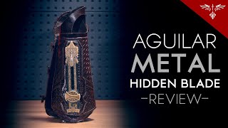 Aguilar Metal Hidden Blade Review  Master Cutlery [upl. by Zora]