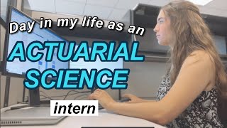 come to work with me as an ACTUARIAL SCIENCE intern at AIG part 2 [upl. by Ijar]