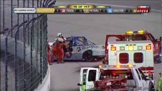 2011 NASCAR Texas Kyle Busch vs Ron Hornaday [upl. by Avin]