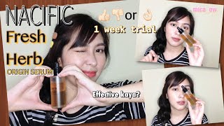 UNBOXING  REVIEW  NACIFIC FRESH HERB ORIGIN SERUM  OK kaya sa one week na gamitan  PH  micaow [upl. by Airehs]