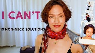 10 stylish silk scarf ideas that are NOT around your neck  Wear scarves in different ways Part 1 [upl. by Nyrrat]