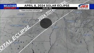 ANIMATION Solar eclipse April 8 2024 [upl. by Freyah491]