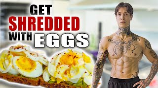 5 Healthy EGG Breakfast Meals  SHREDDED  MUSCLE [upl. by Flip]