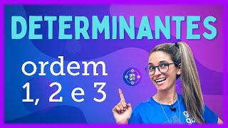 DETERMINANTES ORDEM 1 2 e 3  REGRA DE SARRUS  MATRIZ [upl. by Alyson]