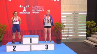 SATURDAY S43 W35 2018 IWF MASTERS WORLD WEIGHTLIFTING CHAMPIONSHIP [upl. by Anayit]