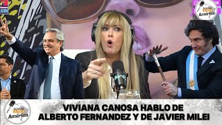 VIVIANA CANOSA HABLO DE ALBERTO FERNANDEZ Y DE JAVIER MILEI [upl. by Hett423]