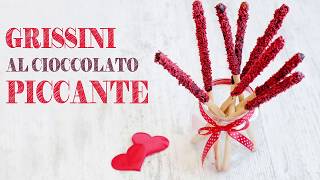 GRISSINI AL CIOCCOLATO PICCANTE Ricetta Semplice e Veloce [upl. by Yliram]