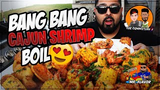 BANG BANG Cajun Shrimp Boil FLAVORSAVOR SAUCE [upl. by Latsyrhk]