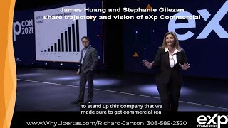 eXp Commercial explained by James Huang and Stephanie Gilezan at eXpCon 2021 in Las Vegas [upl. by Paul]