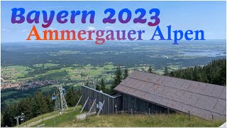 Ammergauer Alpen 2023 Saulgrub  Oberammergau  Hörnle  Kolbensattel  Bayern  München [upl. by Sakmar]