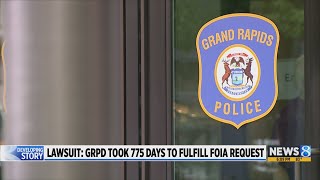 Lawsuit GRPD took 775 days to fulfill FOIA request [upl. by Rodge723]