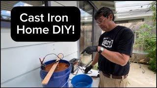 DIY Cast Iron Restoration Easy Electrolysis Method Explained [upl. by Fairman868]