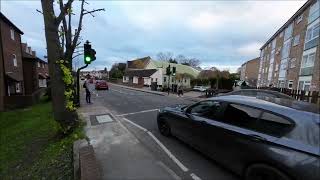 Puffin Crossing  Gubbins Lane Harold Wood Greater London [upl. by Medorra]