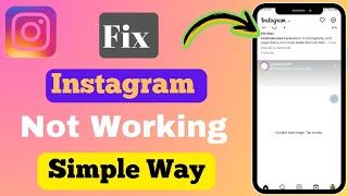 How To Fix Instagram Not Working  Not Opening Problem 2024 [upl. by Colfin]