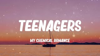 My Chemical Romance  Teenagers Lyric video [upl. by Lopes]