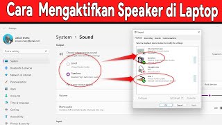 Cara Mengaktifkan Speaker di Laptop [upl. by Rhonda]