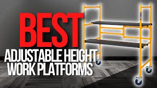 🧰 TOP 5 BEST Adjustable Height Work Platforms [upl. by Ihana949]