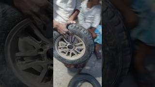 Toto tyre repaircar toto tyre viral shotshort [upl. by Ttenna]