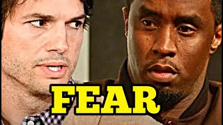 ASHTON KUTCHER PANICKING BADLY SPEAKS OUT AGAIN DIDDY USING SHIPPING CONTAINERS KEVIN HART [upl. by Tnomel]