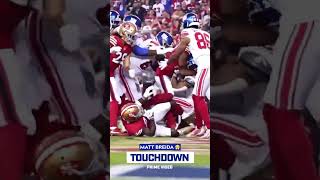 Matt Breida TD 🙌 shorts nfl [upl. by Brebner]