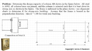 Effective Length Factor Example 03 [upl. by Gabor]