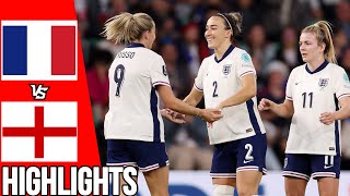 England vs France  All Goals amp Highlights  Women’s Euro Qualifiers  040624 [upl. by Samp]