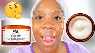 I tried Origins Oil Free GinZing Energy Boosting Gel Moisturizer Origins GinZing Gel Moisturizer [upl. by Anitram]