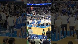 Atenistas sing their School hymn for valor basketball pinoyhoopers ateneo [upl. by Evangelin]