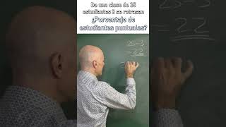 CALCULA EL PORCENTAJE Problema de matemáticas [upl. by Sandler689]