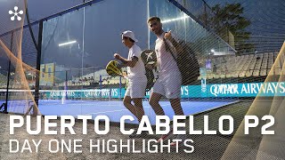 Puerto Cabello P2 Premier Padel Highlights day 1 men [upl. by Ailahs291]