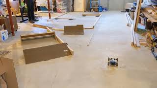 Losi MiniB on my basement track [upl. by Morrell463]