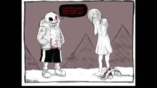 UndertaleHorrortale Comic Dub Chop Chop  HorrorSans Comic [upl. by Iem]