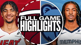 HEAT at GRIZZLIES  NBA PRESEASON FULL GAME HIGHLIGHTS  October 18 2024 [upl. by Harutek]