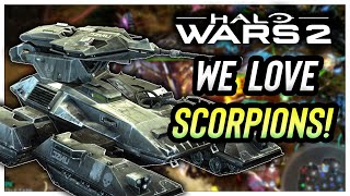 we LOVE Scorpions in Halo Wars 2 [upl. by Nica]