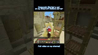 shorts How Communism started a war on my Minecraft Nations server [upl. by Bruner287]