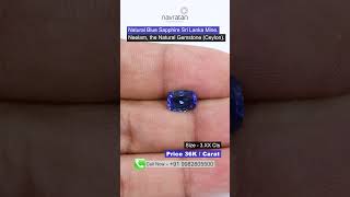 Blue Sapphire  Neelam  Blue Sapphire Gem Unveil the Mystique💙  Natural Gem  Astro Gem  Navratan [upl. by Anez]