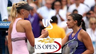 Sharapova vs Bartoli  2012 US Open Highlights [upl. by Simone]