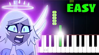 You Didnt Know Hazbin Hotel  EASY Piano Tutorial [upl. by Ahsenor]