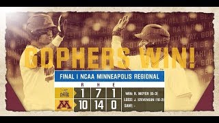 Highlights Gopher Baseball Routs Canisius 101 in NCAA Regional Opener [upl. by True]