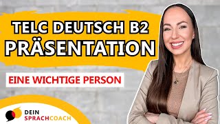 ✅telc Deutsch B2 bestehen ❗️PRÄSENTATION❗️ Mündliche Prüfung Deutsch B2 Teil 1 B2Prüfung [upl. by Luna899]