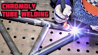 Chromoly Tube Welding for Motorsports  TIG Welding [upl. by Eelorac]