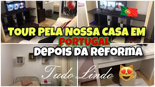 TOUR PELA NOSSA CASA EM PORTUGAL DEPOIS DA REFORMA  FICOU MUITO [upl. by Elayne]