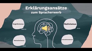 Spracherwerbstheorien [upl. by Enneirda]