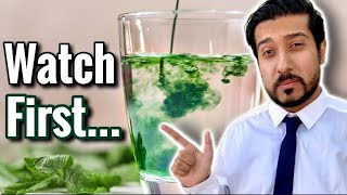 Drinking Chlorophyll Benefits  Bizarre Side Effect of Liquid Chlorophyll [upl. by Tersina236]