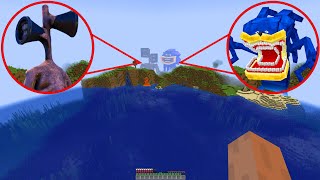 New Siren Head vs Shin Sonic in Minecraft [upl. by Rehpatsirhc]