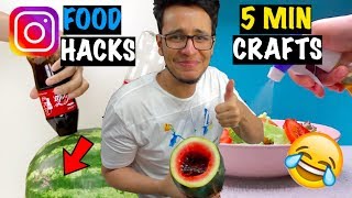 Awful quot5 Minute Craftsquot Food Hacks I Actually Tried them [upl. by Thackeray]